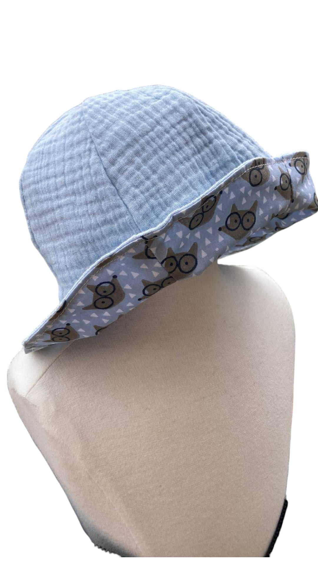 BOB60 12-18m chapeau bob réversible coton 7-Photoroom
