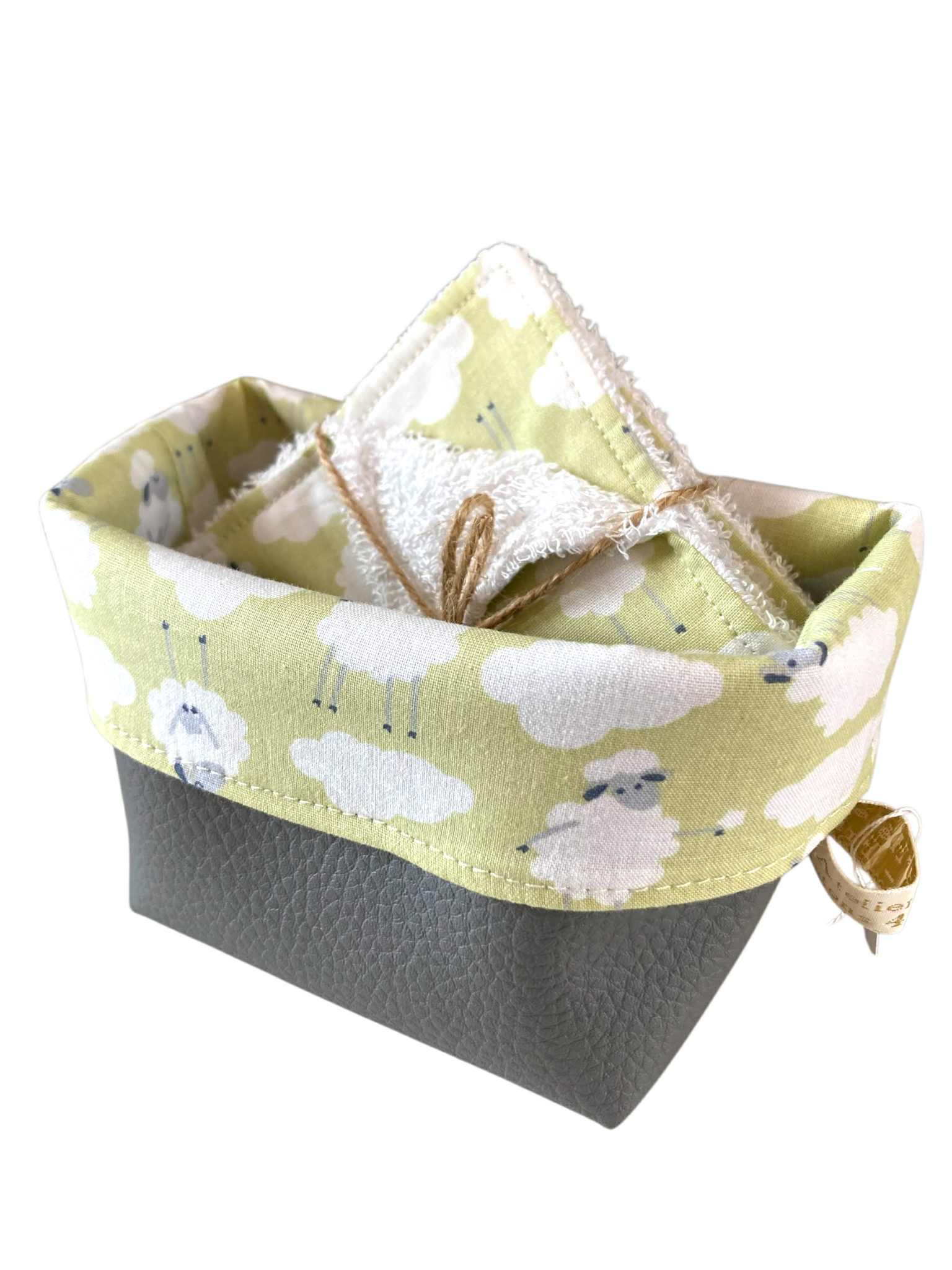semainier lingettes bambou moutons