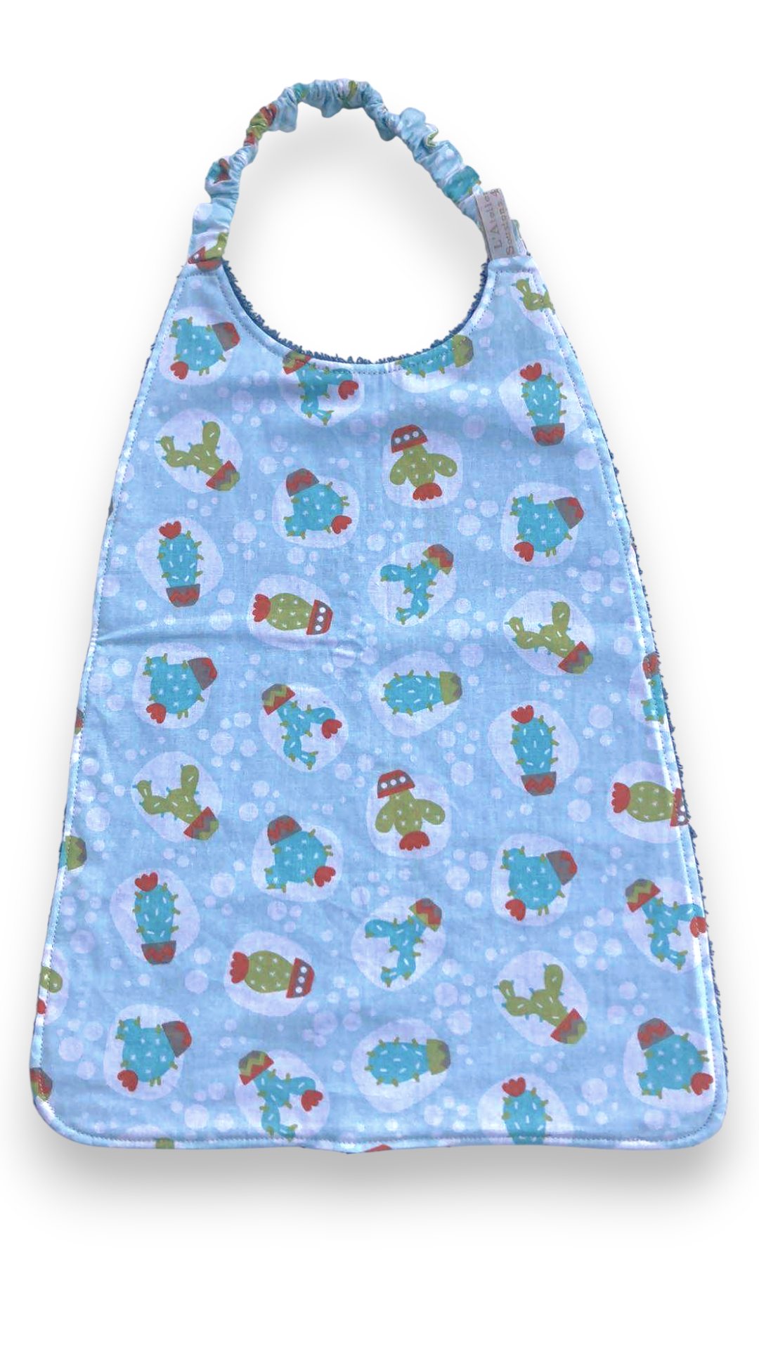 Serviette repas cantine maternelle cactus