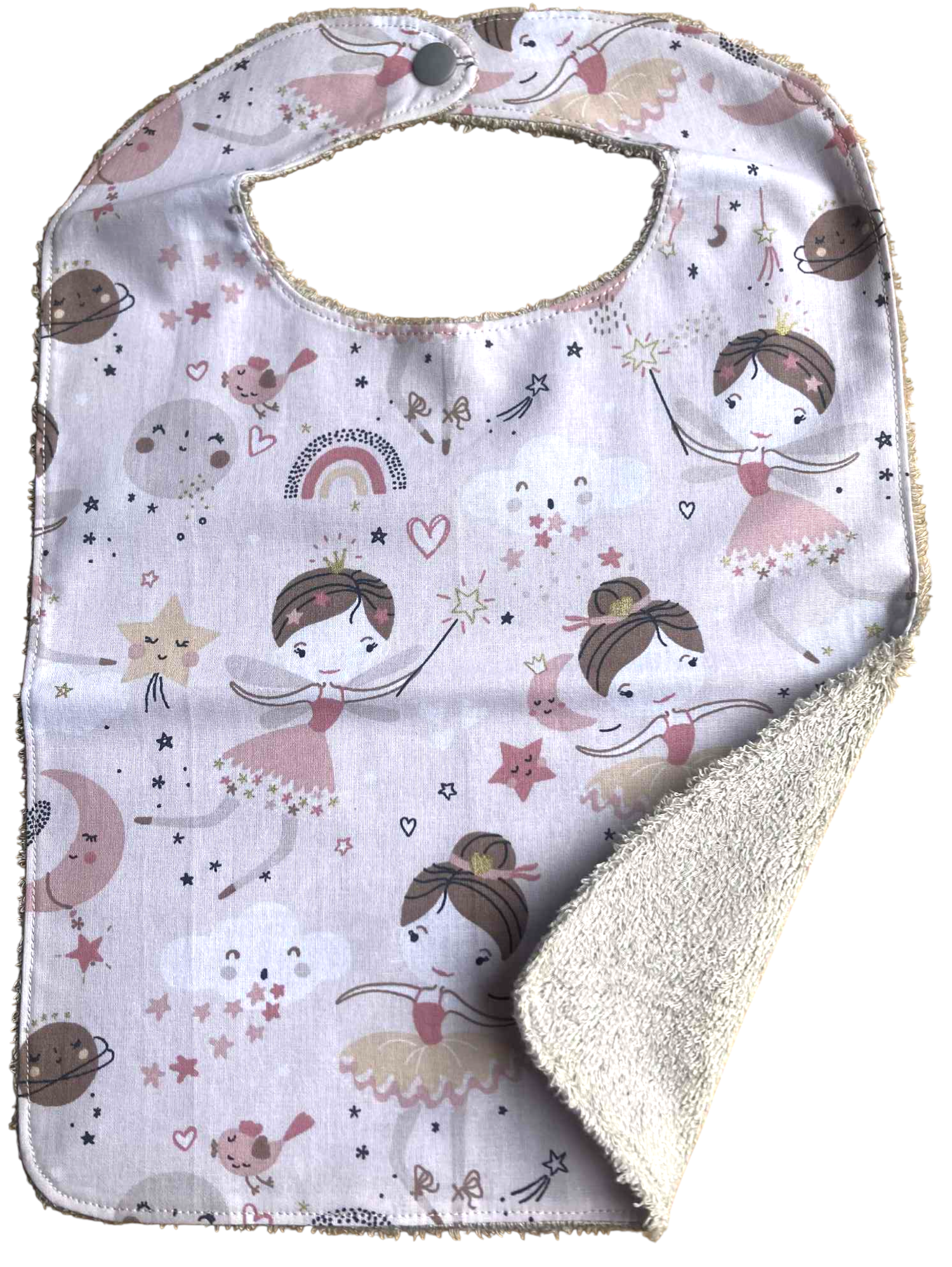bavoir eponge bambou coton danseuse
