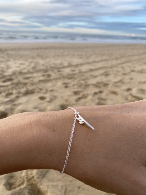 bracelet argent surf