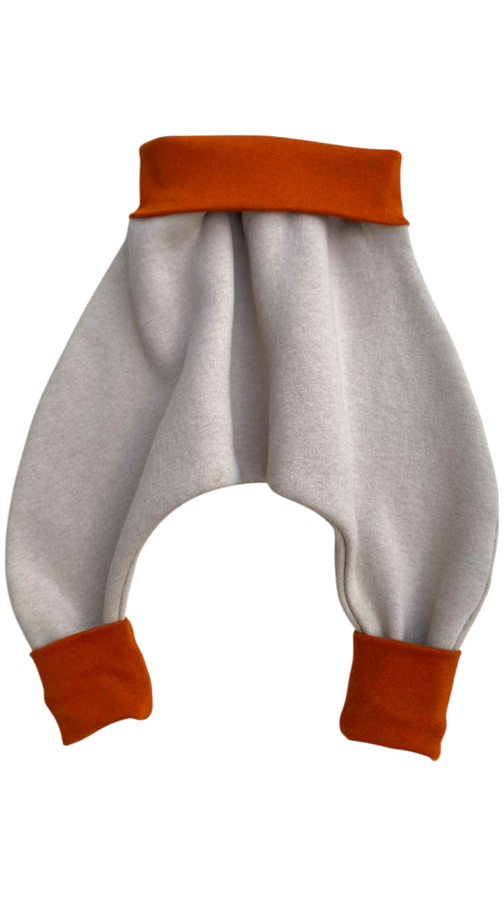 sarouel molleton beige et rouille (1)