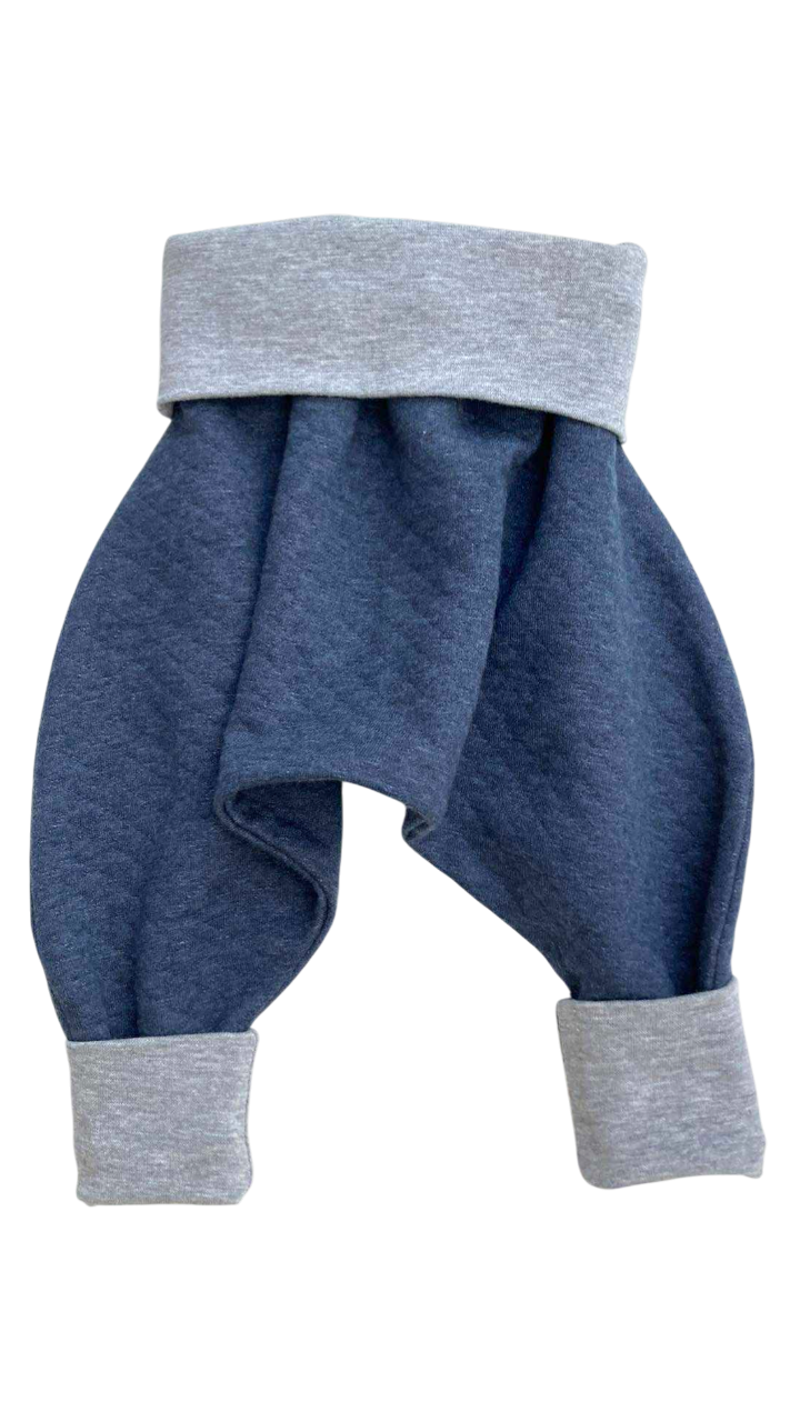 sarouel molleton gris et bleu matelassé (1)