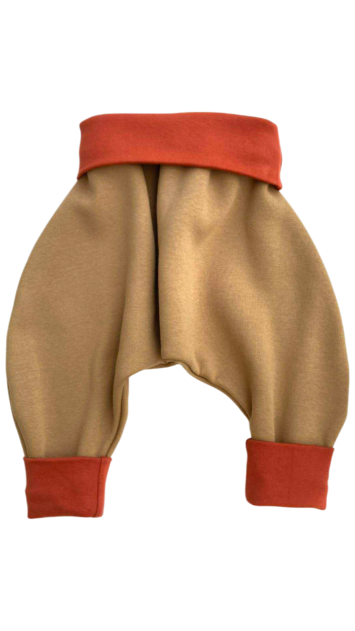 sarouel molleton camel et rouille (1)