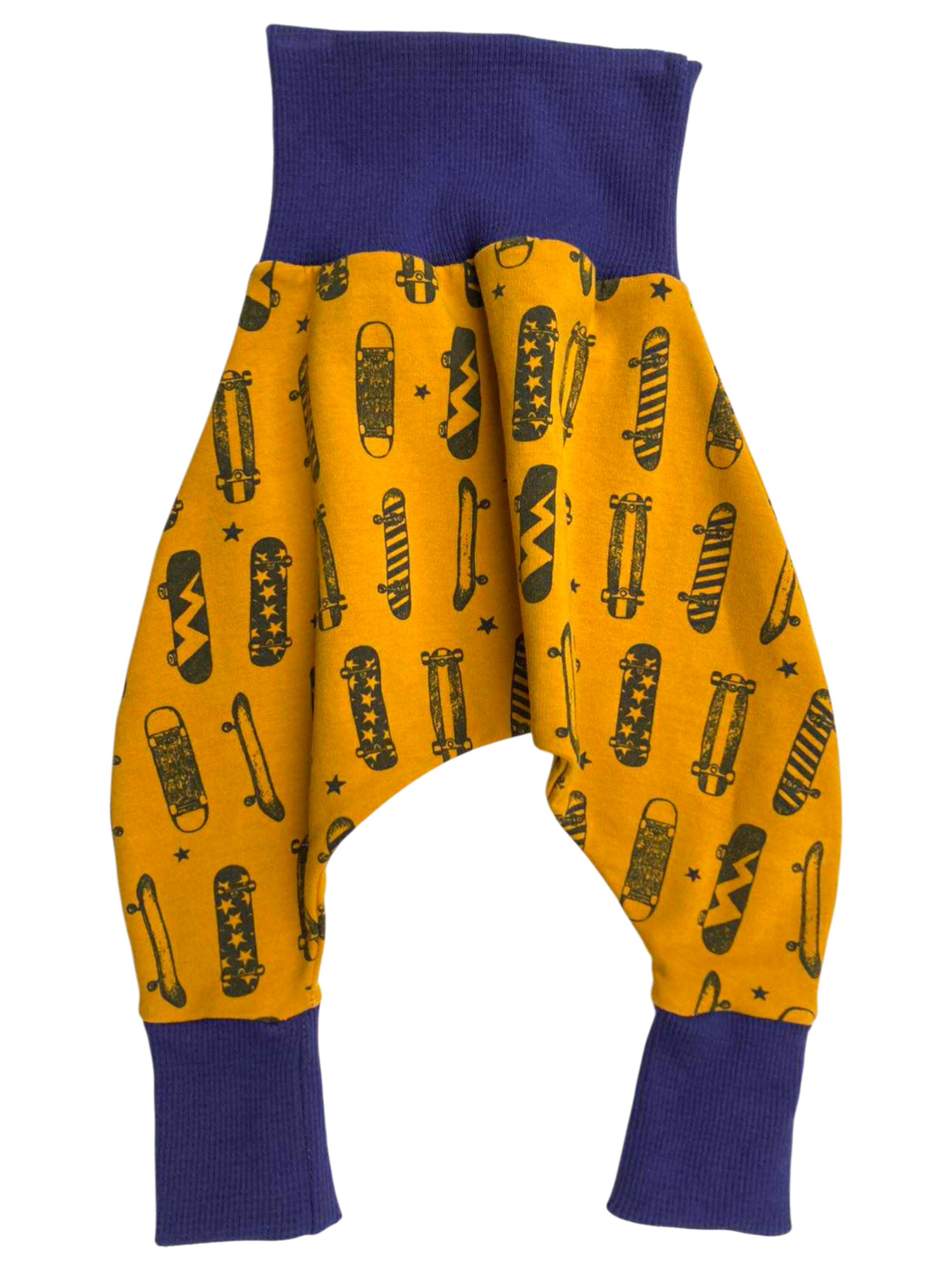 sarouel jersey skate jaune bleu(2)