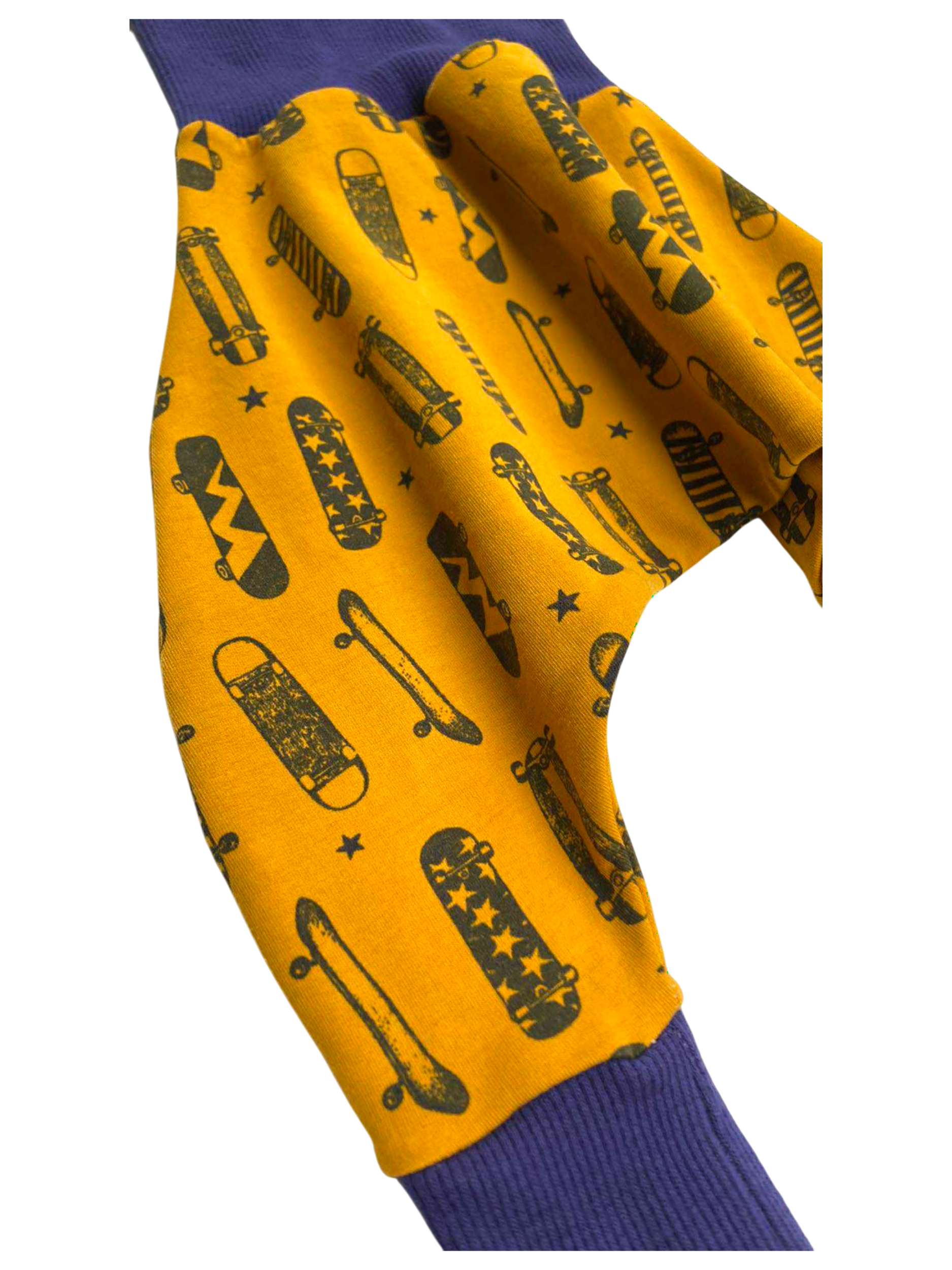 sarouel jersey skate jaune bleu(1)