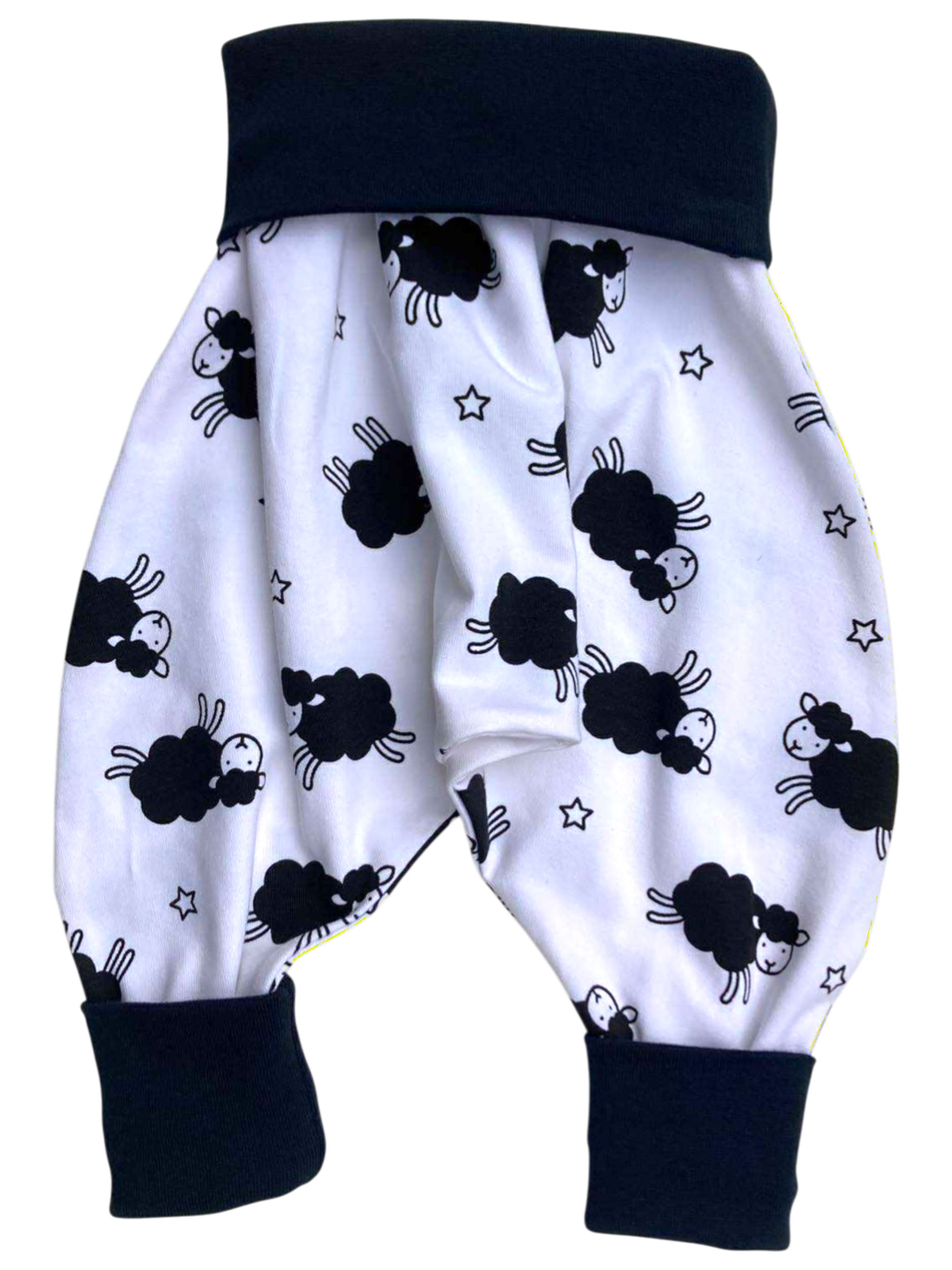 sarouel jersey moutons noir blanc