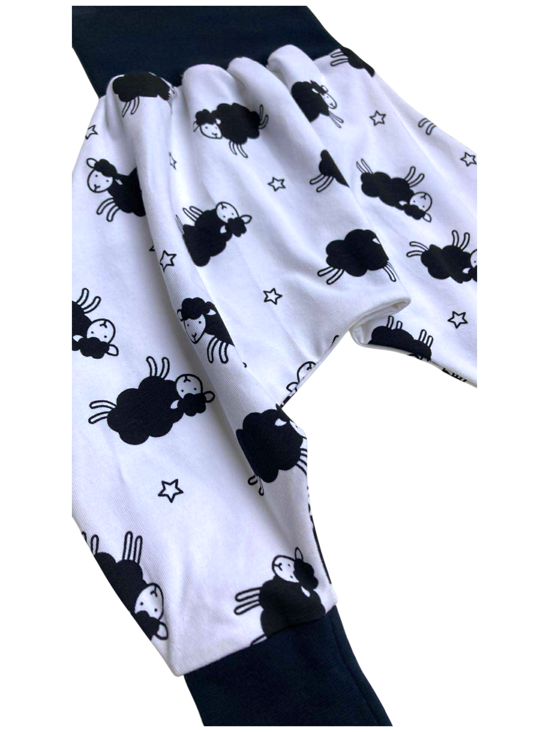 sarouel jersey moutons noir blanc(1)