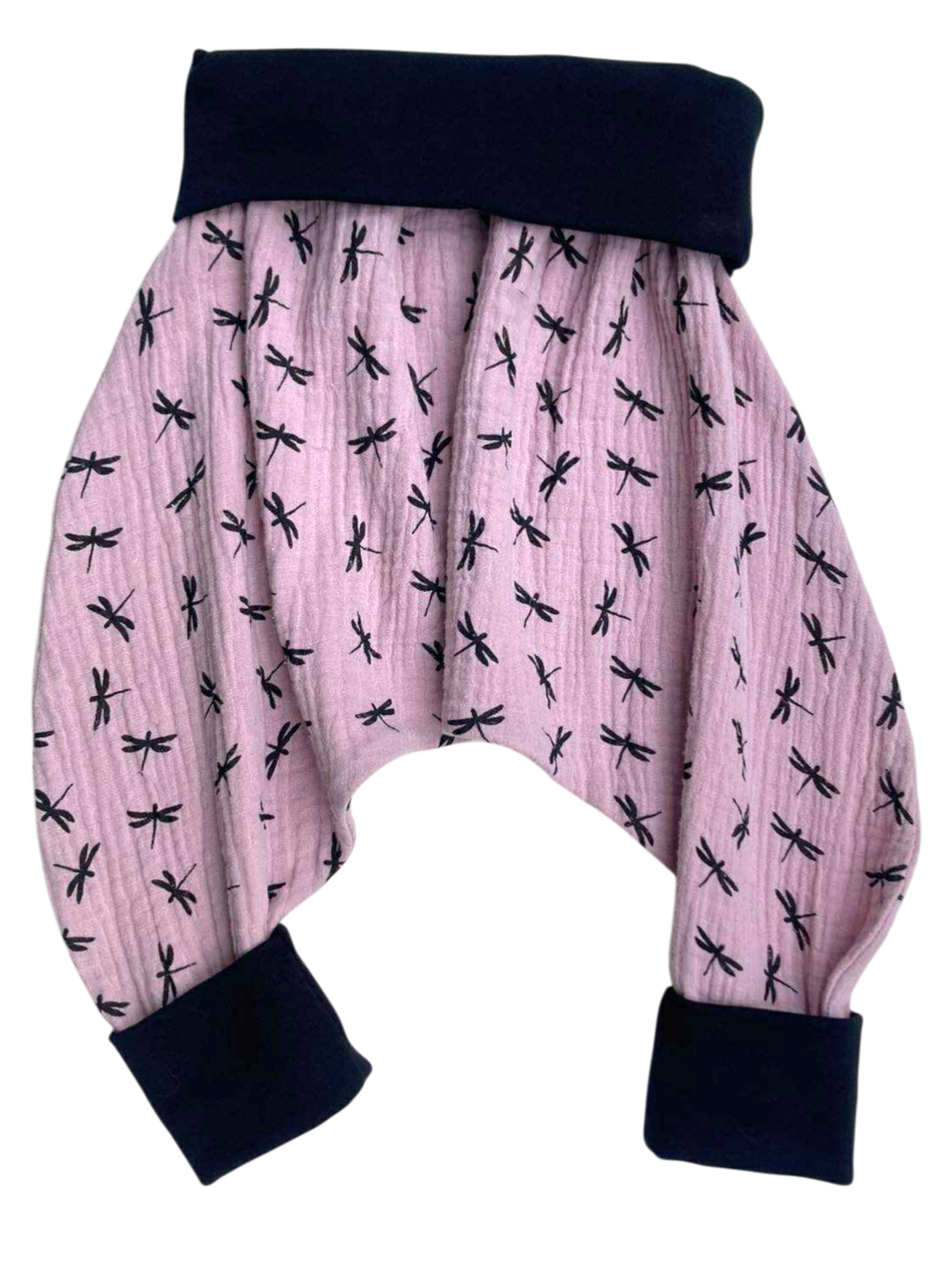 sarouel jersey gaze libellules parme noir(2)