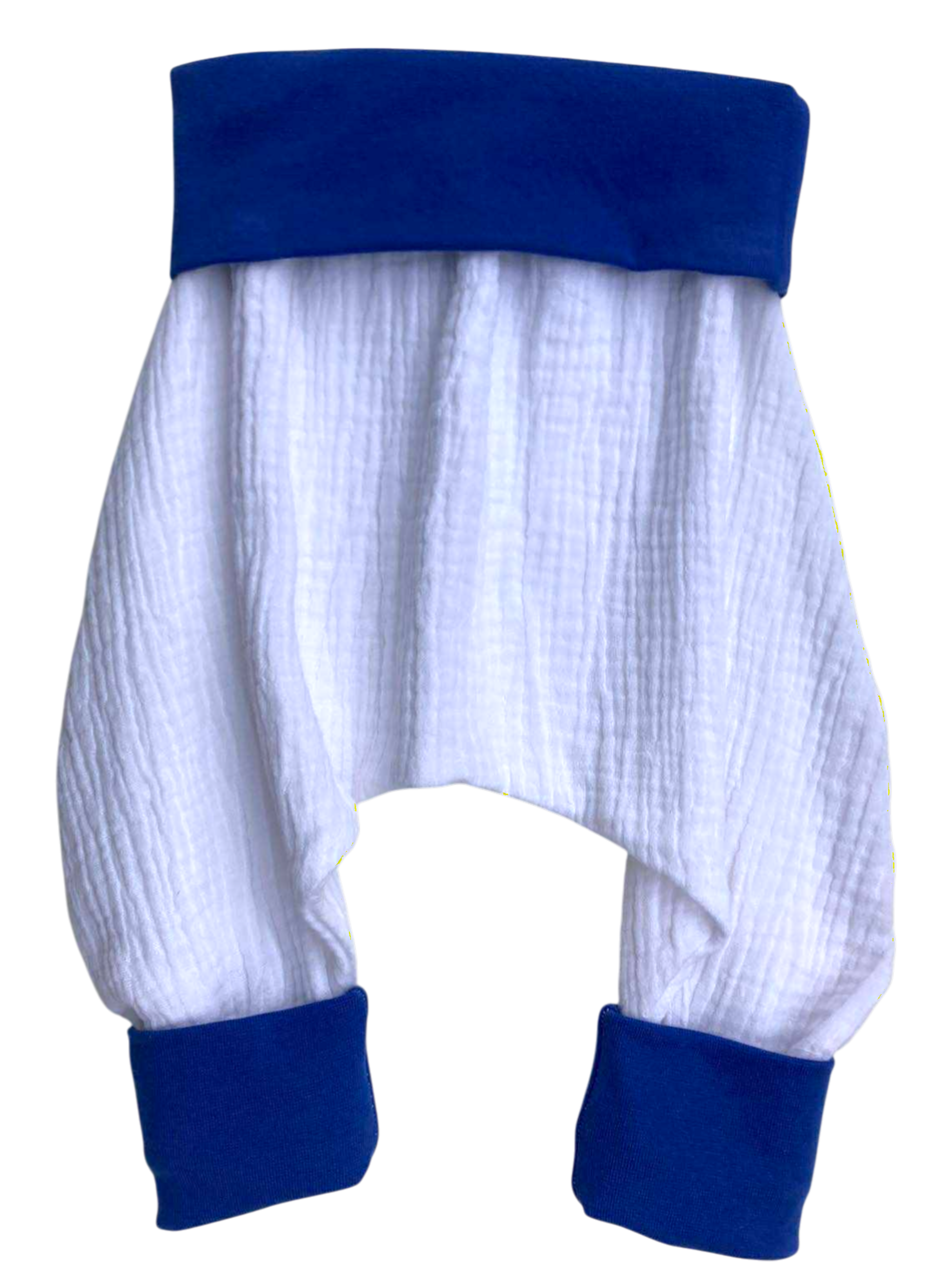 sarouel jersey gaze bleu blanc