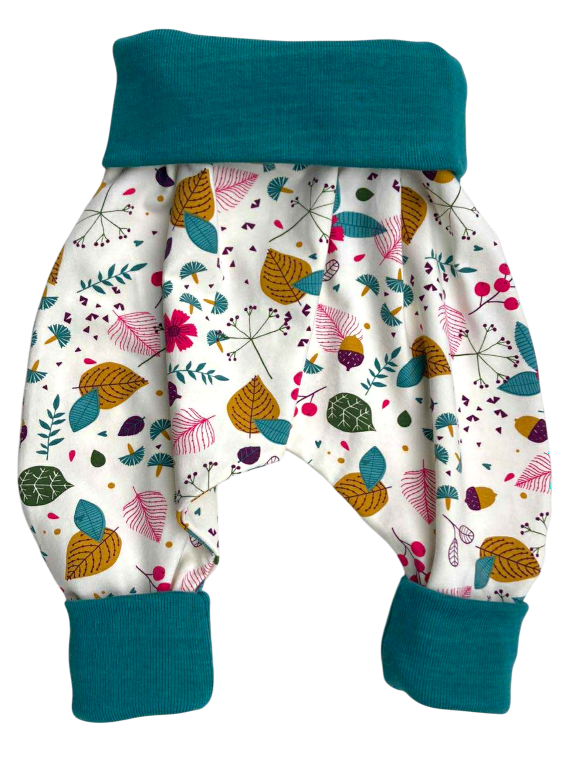 sarouel jersey feuillages vert (2)