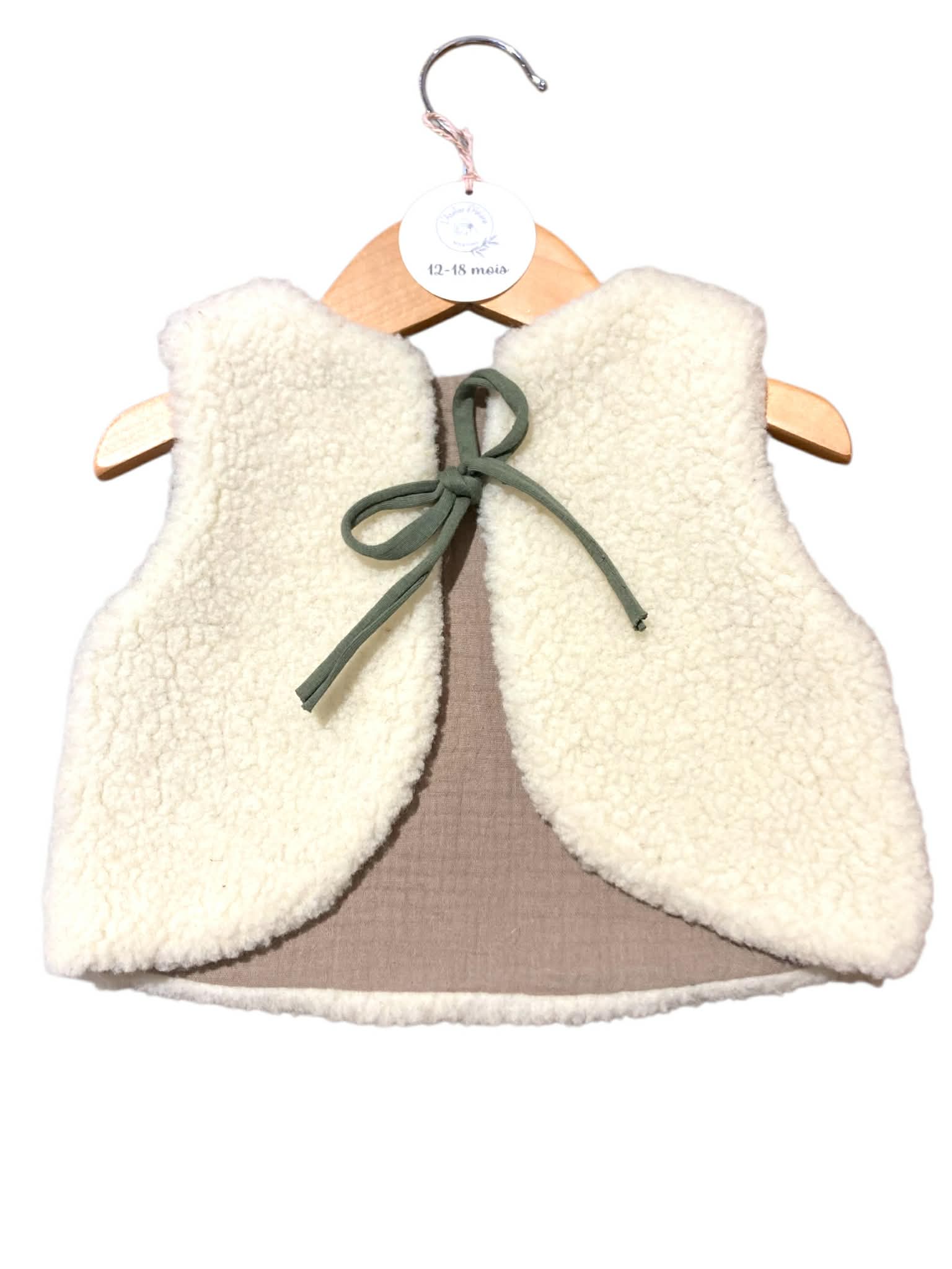 gilet berger bebe laine pyrenees