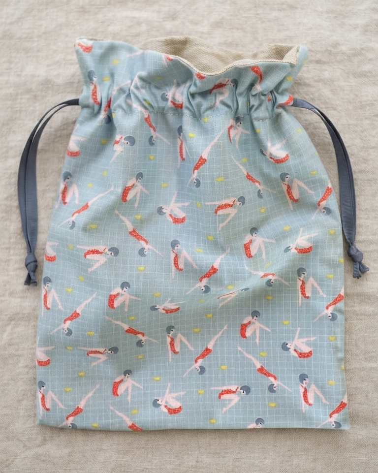 sac maillo coton intérieur enduit plongeuses