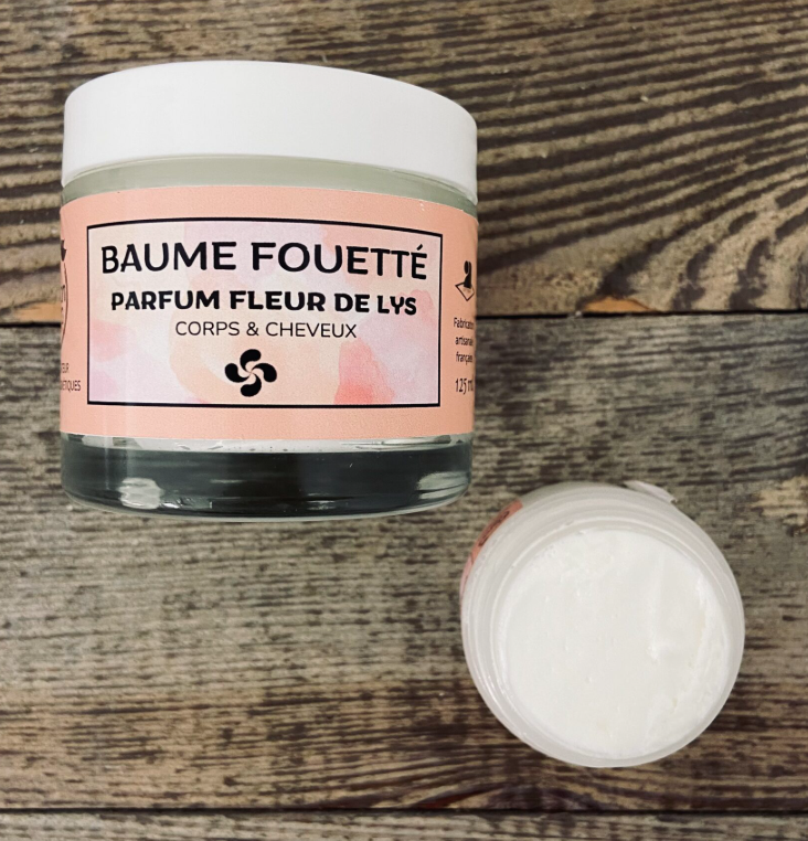 baume fouetté chantilly karité lys