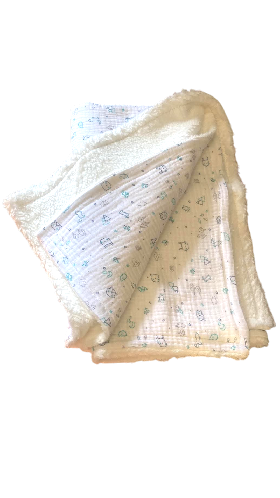 couverture plaid bébé coton bio gaze motifs (3)