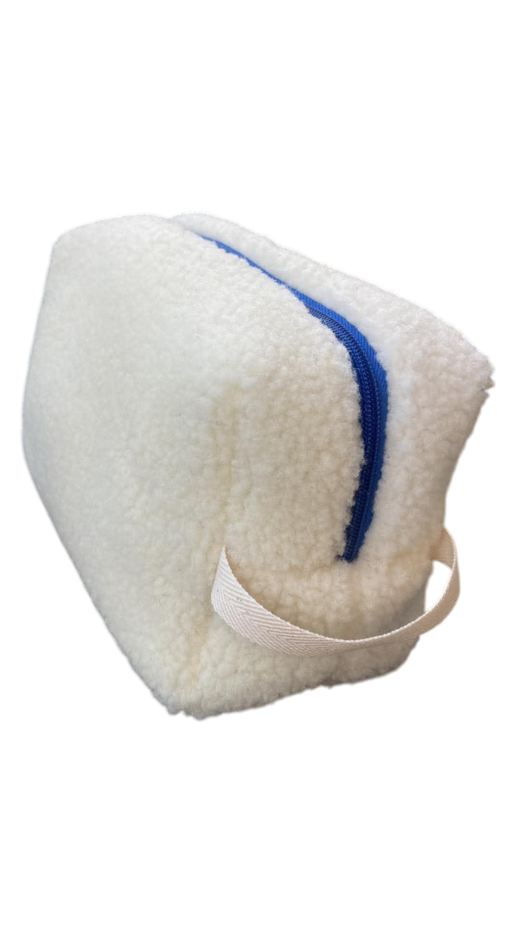 trousse toilette laine mouton moumoute ecru coraux bleu marine (1)