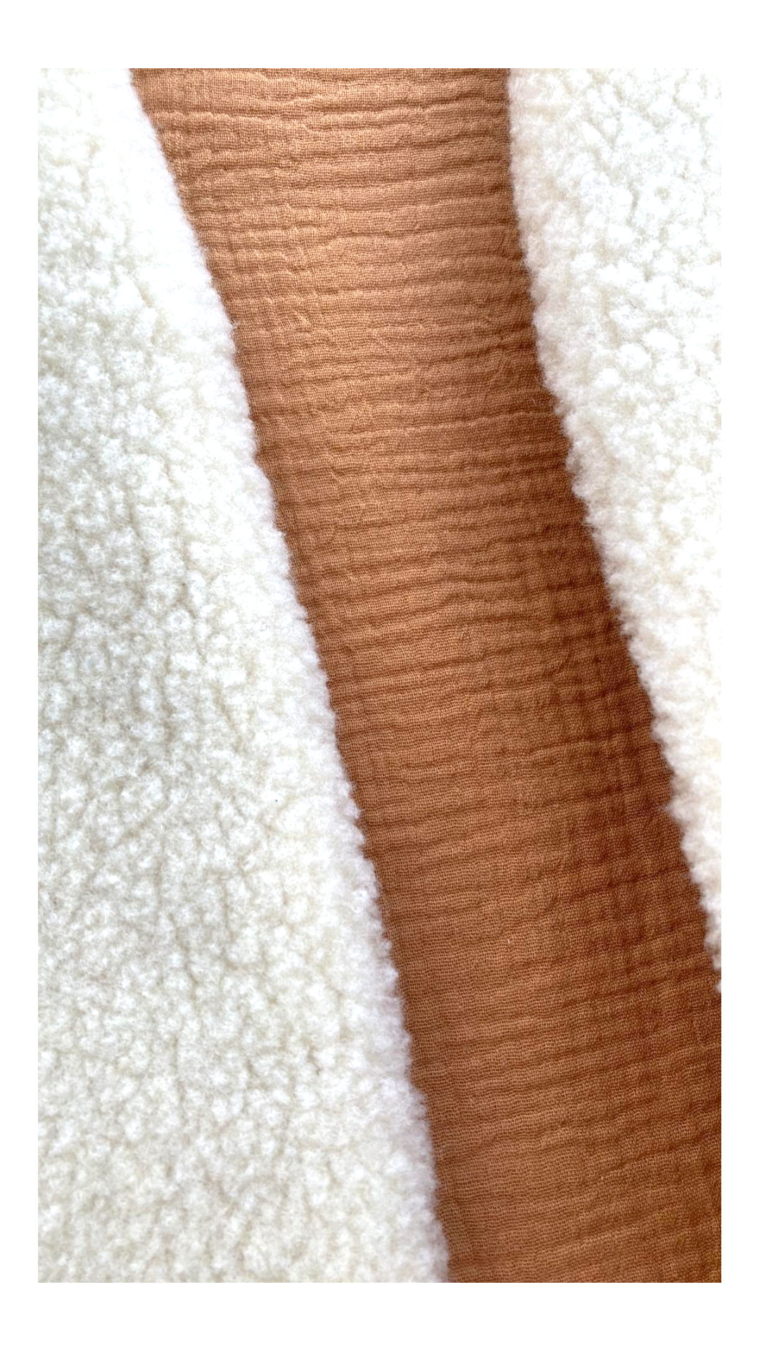 gilet laine pyrénées écru beige mixte gaze coton camel artisanal france