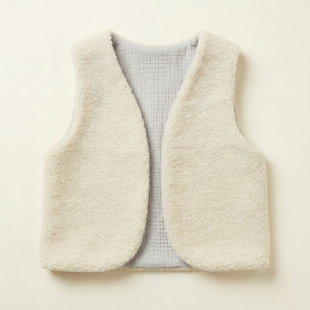 gilet laine ecrue gaze gris perle2