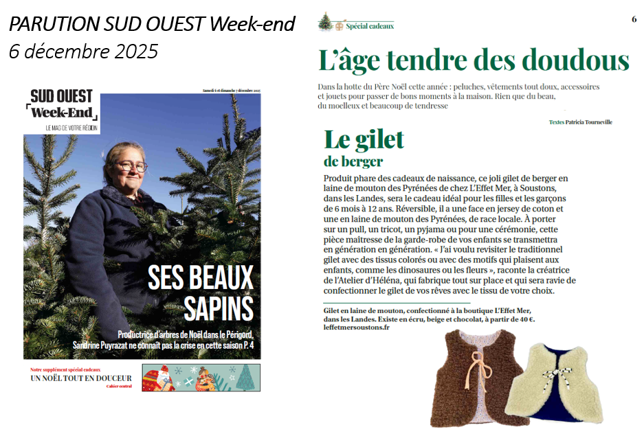parution sud ouest 06 12 25