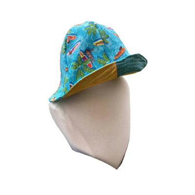 BOB73 18-24m chapeau bob réversible coton 11b-Photoroom
