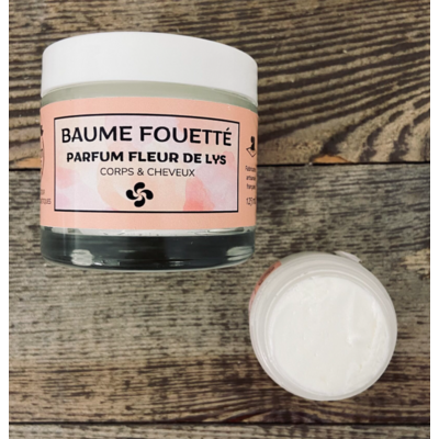 baume fouetté chantilly karité lys