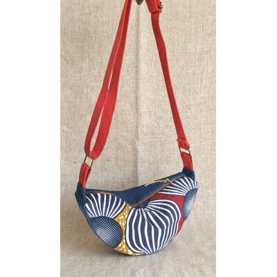 sac demi lune reversible coton artisanal france locavore
