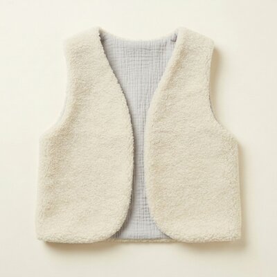 gilet laine ecrue gaze gris perle2