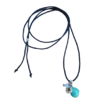 bola grossesse bleu turquoise perle
