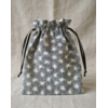 sac maillo coton intérieur enduit oursins noirs