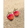 bo coquillage dune orange rose blanc adulte