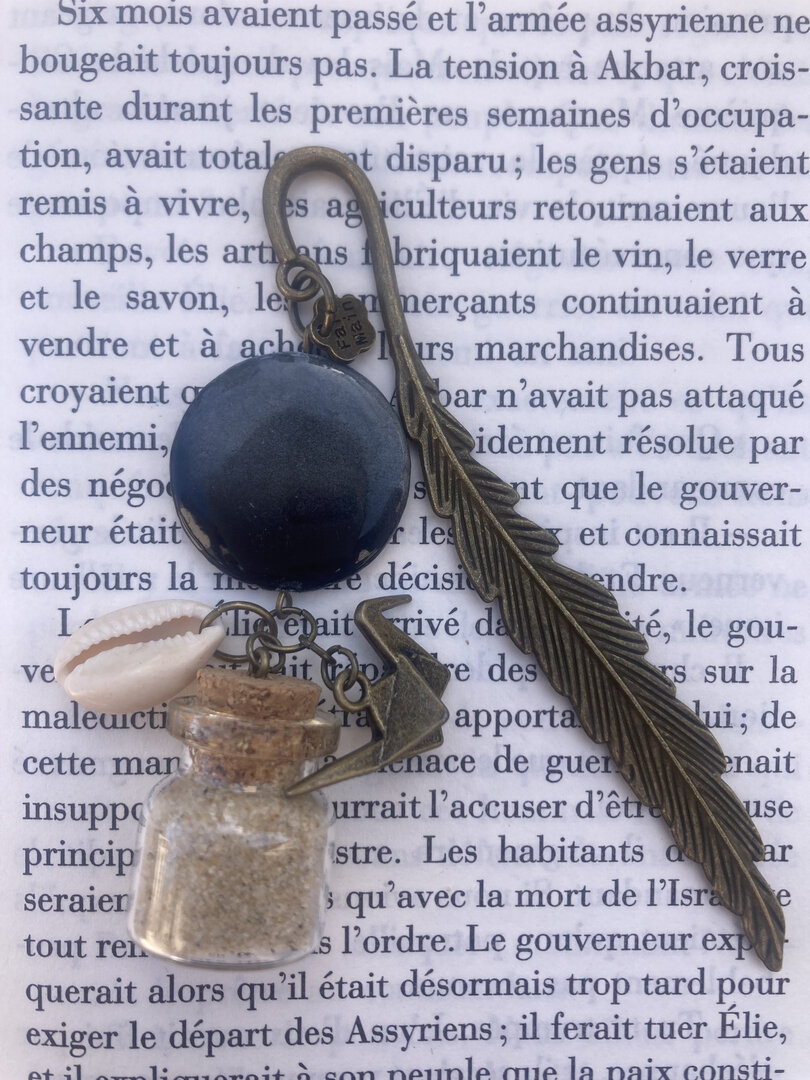 Marque-page Métal Hibou Jeffdad - Brillant Dans Le Noir - Pendentif 3D - Cadeau Lecture Vintage