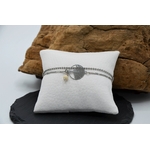 bracelet chaines acier inox arbre vie pierre marbre blanc (2)