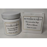 bougie terre de lune blanc