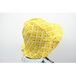 bob chapeau réversible coton enfant bébé animaux jungle bleu ciel jaune soleil (3)