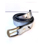 Ceinture en cuir - argent