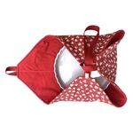 sac a tarte noel rouge coeur hiver artisanal france