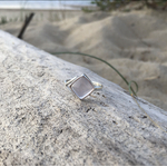 bague argent quatz rose fabrication artisanale france