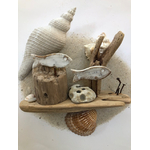 deco bois flotté poissons fonds marins landes
