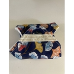 serviette hygiénique bambou coton lavable marine