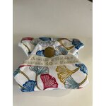 serviette hygiénique bambou coton lavable ginkgo blanc
