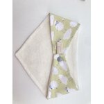 bavoir bandana eponge bambou mouton