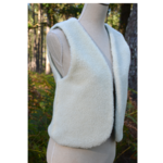 gilet réversible femme adulte laine mouton pyrénées artisanal ecru naturel double gaze créatrice france fleuri beige(7)