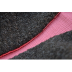 gilet réversible femme adulte laine mouton pyrénées artisanal marron choco double gaze créatrice france rose corail