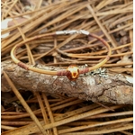 bracelet aiguille de pin et bois de pomme de pin artisanal landes acier inox
