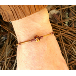 bracelet aiguille de pin et bois de pomme de pin artisanal landes