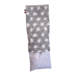 coussin yeux relaxant eye pillow yoga oursins gris dehoussable