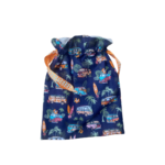 sac maillot interieur lin enduit van bleu marine surf
