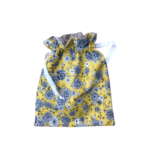 sac maillot interieur lin enduit fleuri jaune