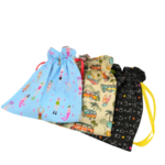 sac maillot de bain mouillé artisanal coton et lin enduit plage piscine ardoise van combi sirènes