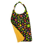 serviette cantine maternelle éponge coton jaune fruits et legumes-Photoroom